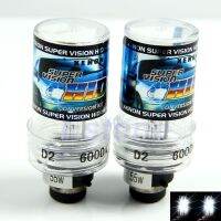 2ชิ้น D2s 6000K 55W สำหรับ Hid Xenon ไฟหน้าสำรองหลอดไฟไฟรถยนต์ใหม่