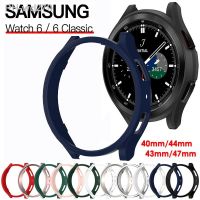 Case for Samsung Galaxy Watch 6 40mm 44mm PC Frame Protective Bumper Shell galaxy Watch 6 Classic 43mm 47mm Cover Accessories