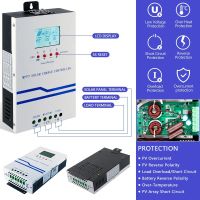 Y&amp;H MPPT 60A Solar Charger Controller 12V 24V 36V 48V Auto Lifepo4 Battery Charger Solar Panel Regulator Max PV Input 160VDC