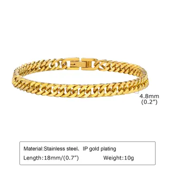 Maison Margiela Bracelets Men SM1UY0054SV0092950 Silver Gold 278,25€