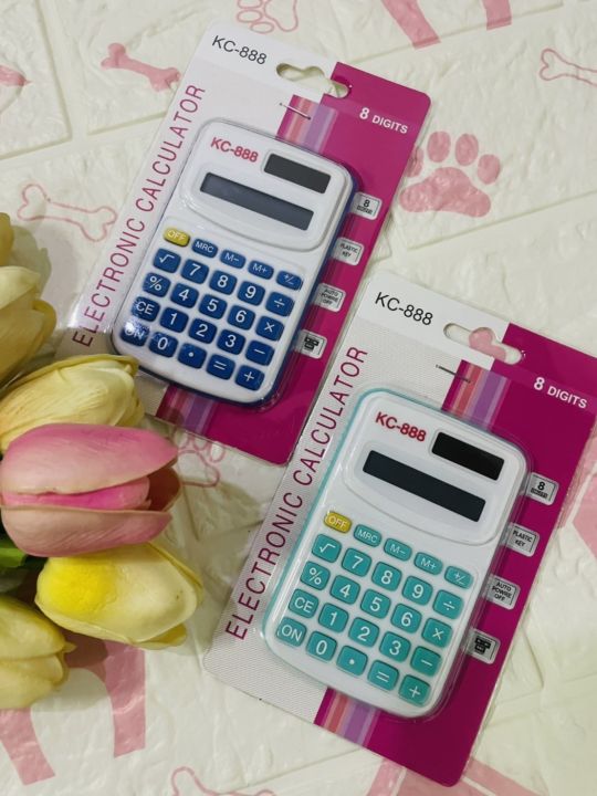 ขายดีเครื่องคิดเลขจิ๋วขนาดพกพา8หลักcalculatorขนาด6-10cmคละสีปุ้มกดถนัดมือใช้แบตเตอรี่เครื่องคิดเลขจิ๋ว