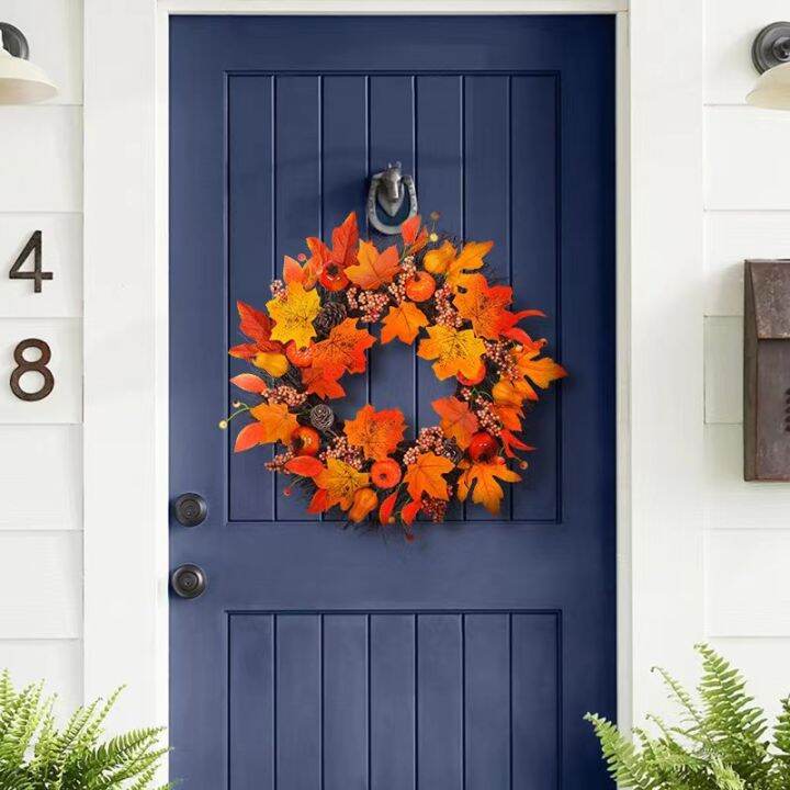 artificial-wreath-home-decoration-maple-wreath-christmas-wreath-thanksgiving-day-decoration-halloween-wreath