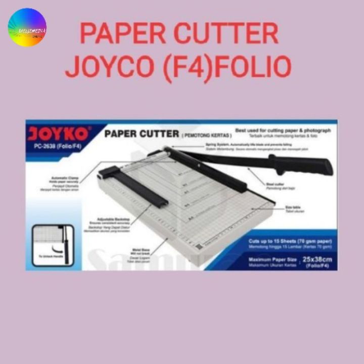 Paper Cutter F4 Joyko Pc 2638 Mesin Pemotong Cutting Kertas 26 X 38