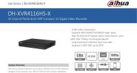 DAHUA เครื่องบันทึก กล้องวงจรปิด XVR4116HS-I เครื่องบันทึก 16ช่อง รองรับ HDCVI HDTVI AHD ANALOG IP เพิ่มกล้อง ip camera ได้ 2ตัว รับประกัน 3ปี ดูออนไลน์ฟรี