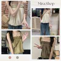 Mira_shop ใหม่ในฤดูร้อน ฝรั่งเศส เสื้อผ้าสําหรับผู้หญิง สาวเซ็กซี่ 893#