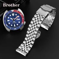 316L Stainless Steel Watch Strap for Seiko Cola Ring Prospex Abalone For Rolex High Quality Srpe99k1 Accessories 22mm Watchbands