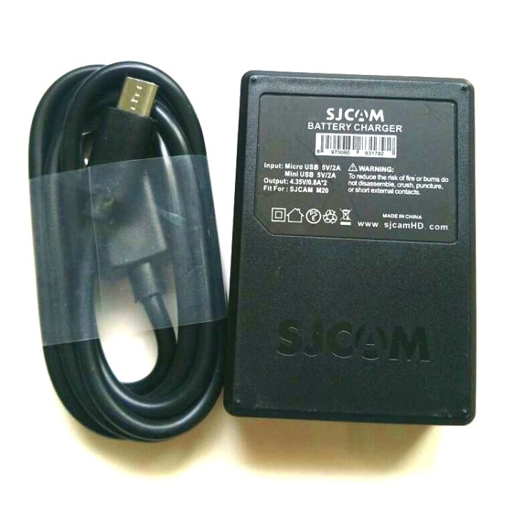 แพ็คเกจ-c-gratis-ongkir-j76100-ดั้งเดิม-sjcam-900mah-การสำรองข้อมูลชาร์จได้แบตเตอรี่และที่ชาร์จและเคสสำหรับ-sjcam-m20กล้องเพื่อการกีฬา