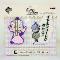 Emilia (เอมิเรีย) พวงกุญแจการ์ตูน Re:Zero kara Hajimeru Isekai Seikatsu (รีเซทชีวิต ฝ่าวิกฤตต่างโลก) ลิขสิทธิ์แท้ญี่ปุ่น