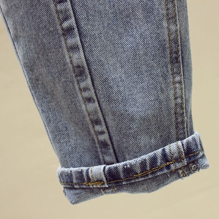 summer-new-style-front-short-back-long-side-slit-t-shirt-short-sleeved-high-waist-harem-jeans-two-piece-fashion-set