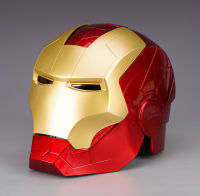 หมวกกันน็อคของ Iron Man ชุดเกราะจาร์วิสสามารถสวมใส่ได้ทั้งตัวผิดรูปหน้ากากเด็กถุงมือเรืองแสงโมเดลของเล่น