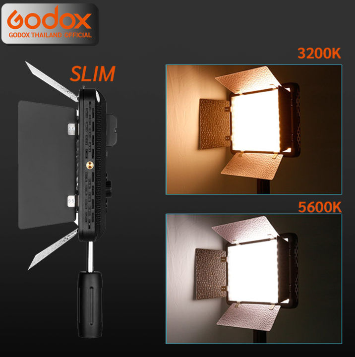 godox-led-500lrc-พร้อม-2-battery-f750-amp-1-dual-charger-32w-3300k-5600k-รับประกันศูนย์-godox-thailand-3ปี