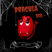 Dracula ของเล่นสุนัข ลูกบอลไข่บีบมีเสียง ยางธรรมชาติ เกรดเด็กทารก