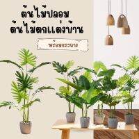 ต้นไม้จำลอง ต้นไม้ปลอมเสมือนจริง ต้นไม้ตกเเต่งบ้าน ตกเเต่งสวน Plant M(+Pot)