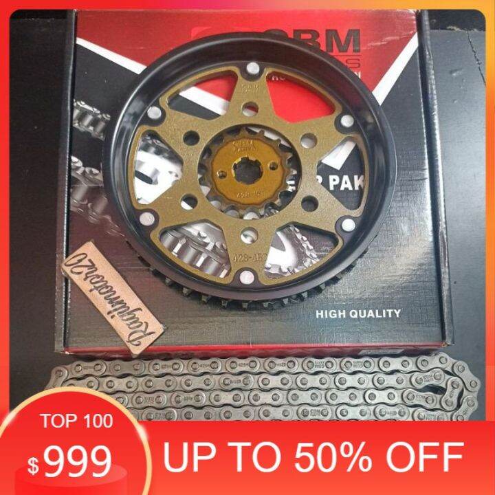 PROMO GIR SET GEAR PAKET CBR150R FACELIFT NEW LED 20192022 6 HOLE BAJA