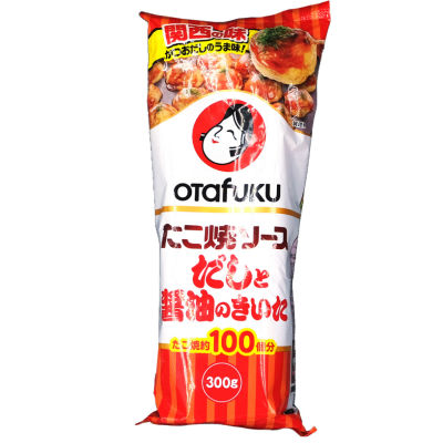 โอตาฟุกุ ซอสทาโกะยากิ ดาชิและโชยุ ขนาด 300 กรัม (สินค้านำเข้าจากญี่ปุ่น) - Otafuku "Dashi to Shoyu" Takoyaki Sauce GREENHOME ส่งทุกวัน