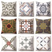 45*45cm Mandala Geometric Pillow Covers Decorative Cushion Cover Throw Pillow Case for Home Sofa Decoration Square Pillowcases