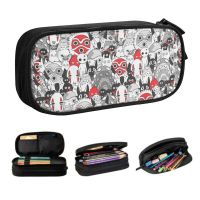 【CW】 Cute Princess Mononoke Pencil Cases for Girls Boys Big Capacity Hayao Miyazaki Works Pencil Bag Stationery