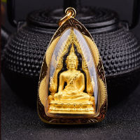 Asia Thailand Success Buddha Pendant Temple Amulet Bless Safety Healthy Luck เปิดรับความมั่งคั่งทั้งหมด