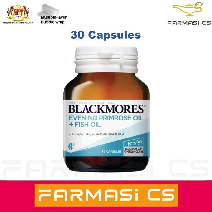 BLACKMORES EPO Evening Primrose Oil + Fish Oil 30 capsules EXP09/2024
