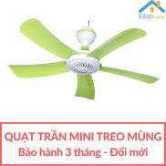 Quạt trần mini cắm điện đường kính 42cm Moonshop Quạt mini sạc tích điện