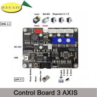 Icroato Grbl พอร์ต Usb 1.1บอร์ดคอนโทรลเครื่องแกะสลัก Cnc การควบคุม3แกนตัวควบคุมออฟไลน์สำหรับ2418 3018เครื่องเลเซอร์