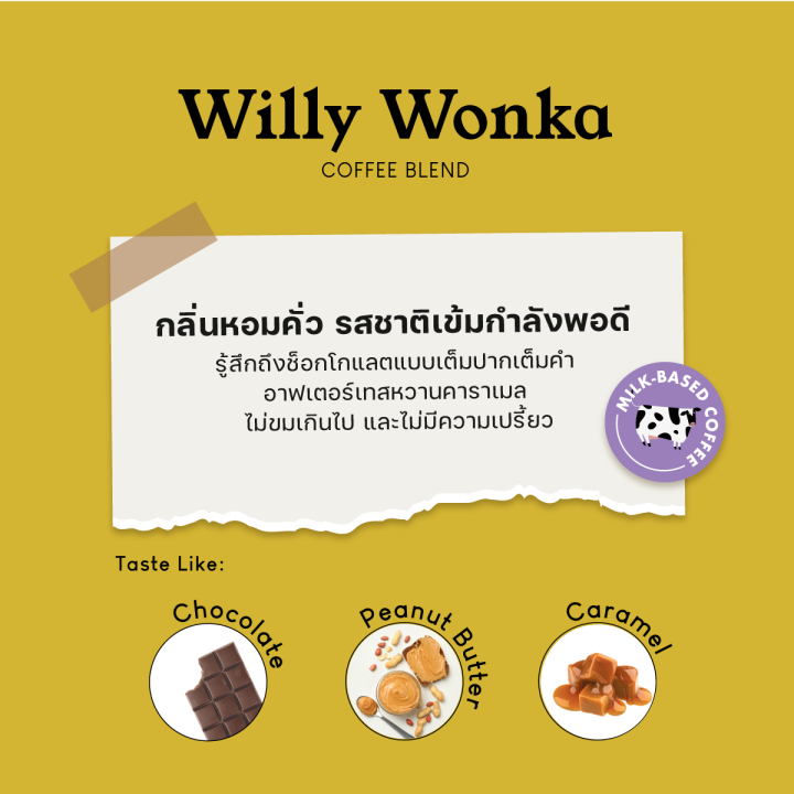 surya-coffee-explorers-เมล็ดกาแฟคั่วกลางเข้ม-willy-wonka