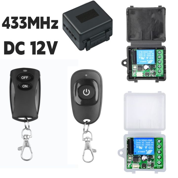 433Mhz Universal Wireless Remote Control Switch DC 12V 1CH Relay