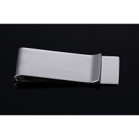 Titanium Stainless Steel Money Clip Metal Business Card Credit Card Cash Wallet Polished Cash Clamp Holder mini Wallet