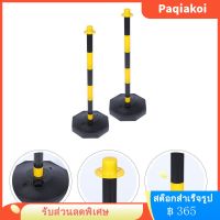 Paqiakoi 2pcs คำเตือนคอลัมน์ความปลอดภัยกรวยการจราจรกรวย delineator โพสต์กรวยที่จอดรถ