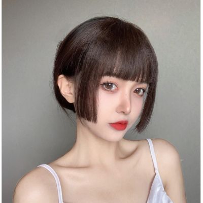 Fashion Princess Cut Wig Piece Ladies Bangs Wig Two-Dimensional Japanese Style Ji Hair Chemical Fiber