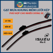 Gạt mưa lưỡi kép cao cấp cho xe ISUZU MU-X