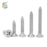 100pcs/lot M1 M1.2 M1.4 M1.7 M2 M2.6 Mini 304 stainless steel Cross Phillips Flat Countersunk Head Self-tapping Wood Screw