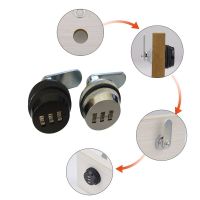 3 Digit Combination Cam Lock Keyless Pas Lock Mailbox Cabinet Mechanical Locks for Mailbox Cabinet Door