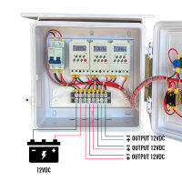 3โซน DC ตู้ควบคุมอุปกรณ์ไฟฟ้า ผ่าน Timer ไทร์เมอร์ 16 โปรแกรม  อินพุด DC 12VDC ,24VDC