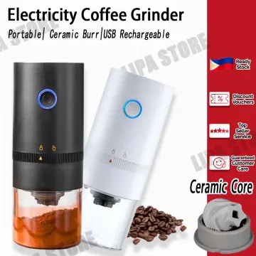 Coffee Portable Electric Coffee Grinder Automatic Type C USB Rechargeable  Ceramic Burr Grind