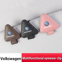 ที่จัดระเบียบสายไฟแบบหนีบเก็บแว่นตากระบังแสงรถสำหรับ Volkswagen VW Golf Jetta Passat Mk4 Mk5 Mk6 CC B5 B6 B7กอล์ฟ5 6 7หลอดไฟสำหรับ Scirocco Tiguan Magotan