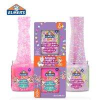 Elmers Party animals glue Box Set 2 piece 8 OZ. เอลเมอร์ส แอนนิมอลกลู แพ็ค 2 ชิ้น 8 ออนซ์ สี Pink/Purple