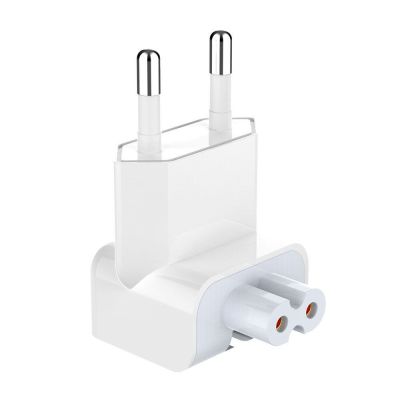 OO-Euro Plug Ac Duck Head For Ipad Air Pro Macbook Charger Suit For Magsafe 2 Wall Charge Power Adapter Eu European Pin Plug