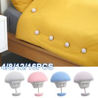 4/8/12/16PCS BedSheet Quilt Clip Anti-Slip Duvet Cover Fastener Clip One Key To Unlock Blanket Buckles Quilt Holder Fixator Bedding Accessories