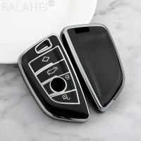 dvvbgfrdt TPU Silver Edge Car Key Case Cover Remote For BMW 1 3 5 6 7 Series X1 X3 X5 X6 F10 F15 F16 F20 F30 F18 F25 M3 M4 E34 G20 G30 G01