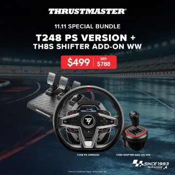 Buy THRUSTMASTER T248 Racing Wheel & Pedals & TH8S Shifter Bundle