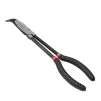 คีมปากแหลมชนิดด้ามยาว ปลายตรง ปลายงอ 45 องศา  45°Degree Extra Long Bent Nose Plier 270mm