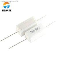 ✟❖✕ 10pcs 5W Cement resistance 0.1 10k ohm 0.33R 1R 10R 100R 0.22 0.33 1 10 100 1K 10K ohm Cement resistor igmopnrq