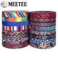 【new】 5M 38mm/1.5inch Fashion Print Ethnic Webbing Clothing Decoration Tape Sewing Accessories