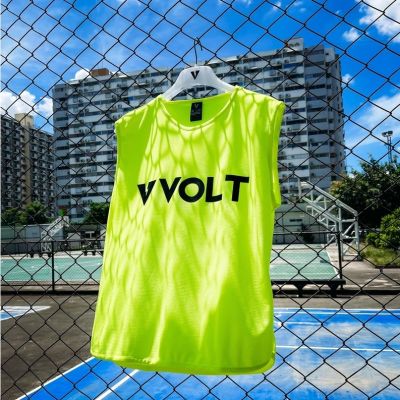 VOLT เสื้อบี๊บ ฟุตบอล ฝึกซ้อม สีเขียวนีออน BIBS 001 FOOTBALL GREEN NEON (ฟรีไซส์)