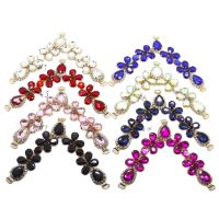 【cw】 Metal Pendant 105mm Sewing Chain Accessories Rhinestone Buckle