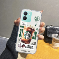 เคสโทรศัพท์มีลายเค้กกาแฟน่ารักสำหรับ VIVOY36 4G 5G 2023เคสนิ่มโปร่งใส VIVO Y36 Y27 Y78 Y02T Y77 Y73 Y76 Y02A Y02 Y02S Y22S Y16 Y21A Y15S Y30 Y75 5G Y01 Y33S Y35 Y21T Y21S Y15A 5G VIVOY27ฝาหลังกันชน