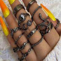 【YF】┇☄✎  16 Pieces New Gossip Snake Chain Dripping Joint Set Personality Trend Rin