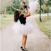 Family Matching Clothes Summer Skirt Mother Daughter Skirt Children Tutu Dress Baby Girl Party Skirt Family Look