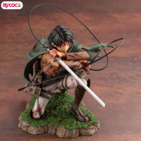 การโจมตีของ MSCOCO ผ่าพิภพไททัน Levi Ackerman ฟิกเกอร์ PVC อะนิเมะฟิกเกอร์ของเล่นหุ่นแอคชั่น